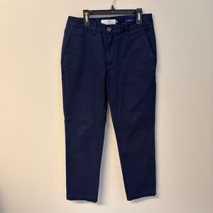 Peter Manning slim fit navy chinos 29x26